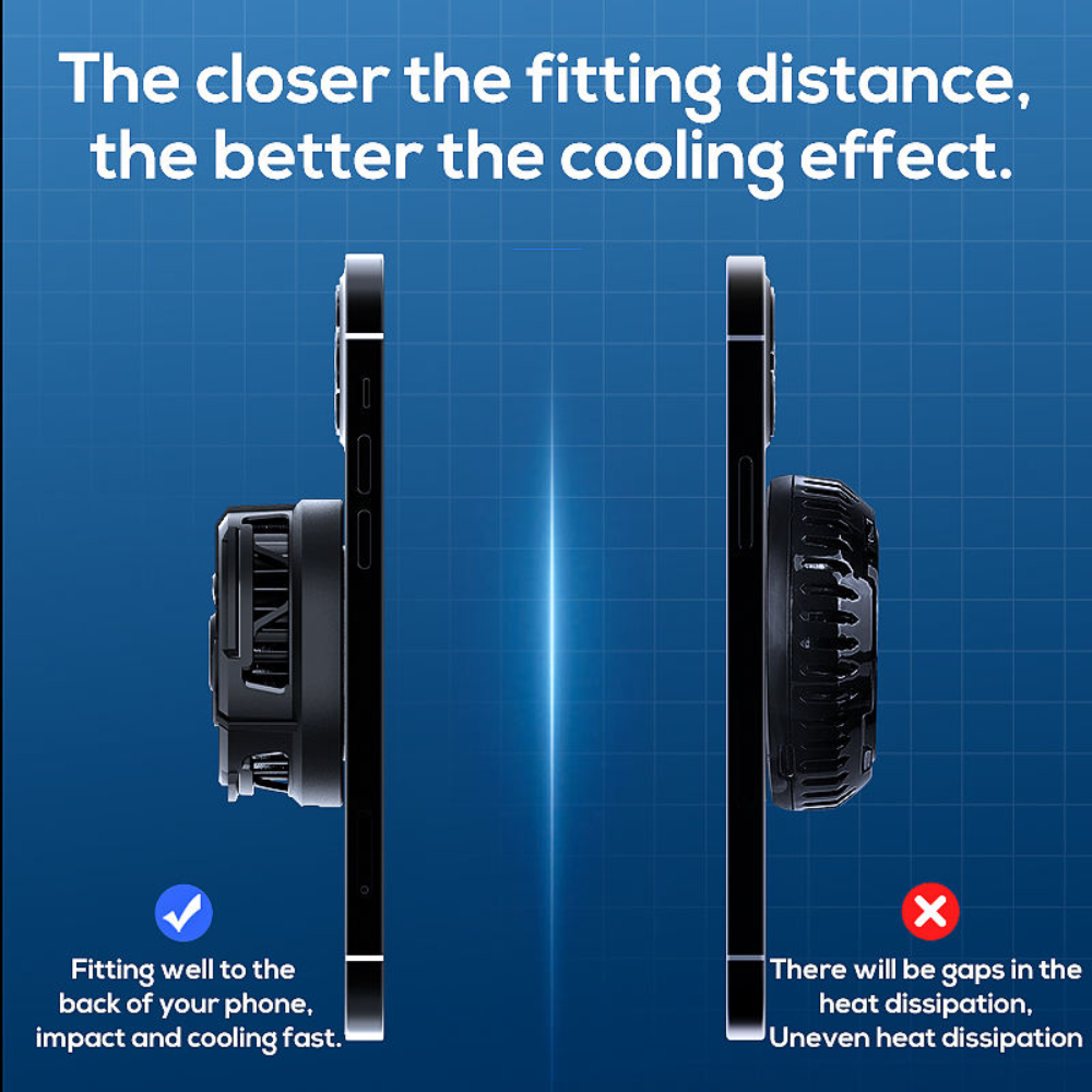 Memo Cx02 Magnetic Phone Cooler with Wireless Charger - Gameonjo - Video Games and PC Gaming Store in Jordan