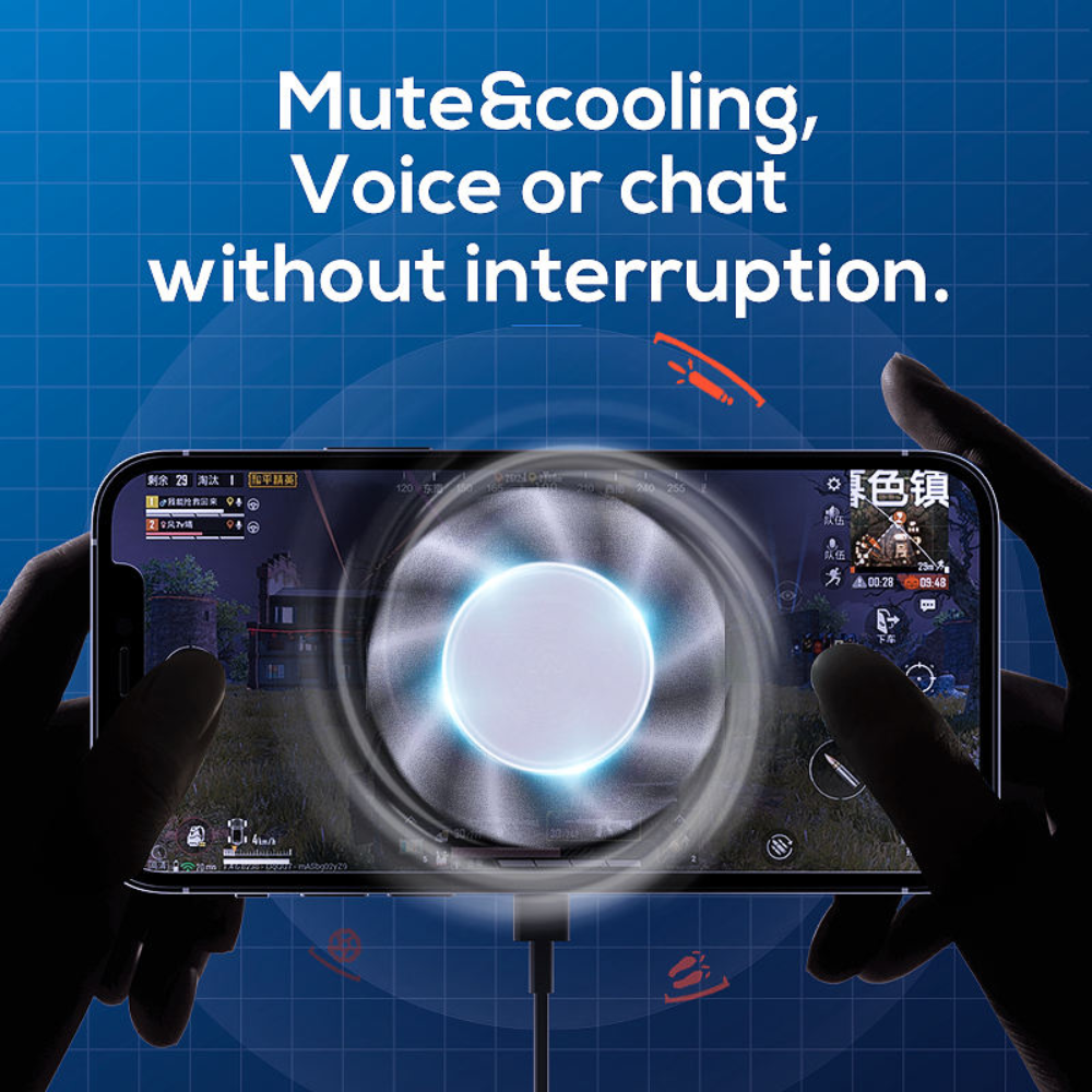 Memo Cx02 Magnetic Phone Cooler with Wireless Charger - Gameonjo - Video Games and PC Gaming Store in Jordan