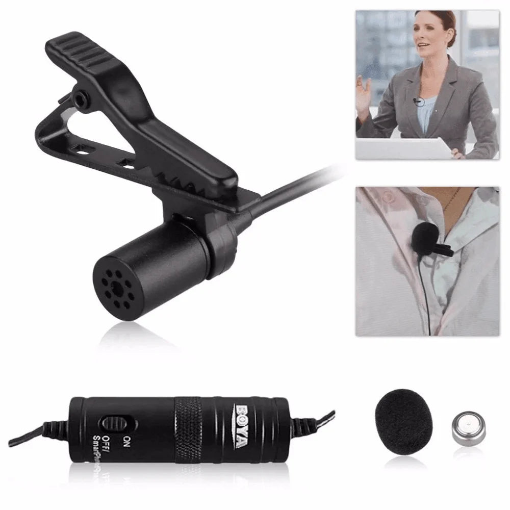 Boya by-m1 omnidirectional lavalier microphone - streaming
