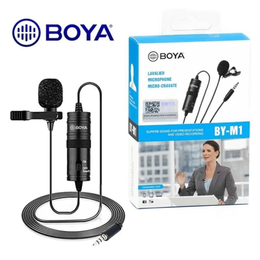 Boya by-m1 omnidirectional lavalier microphone - streaming