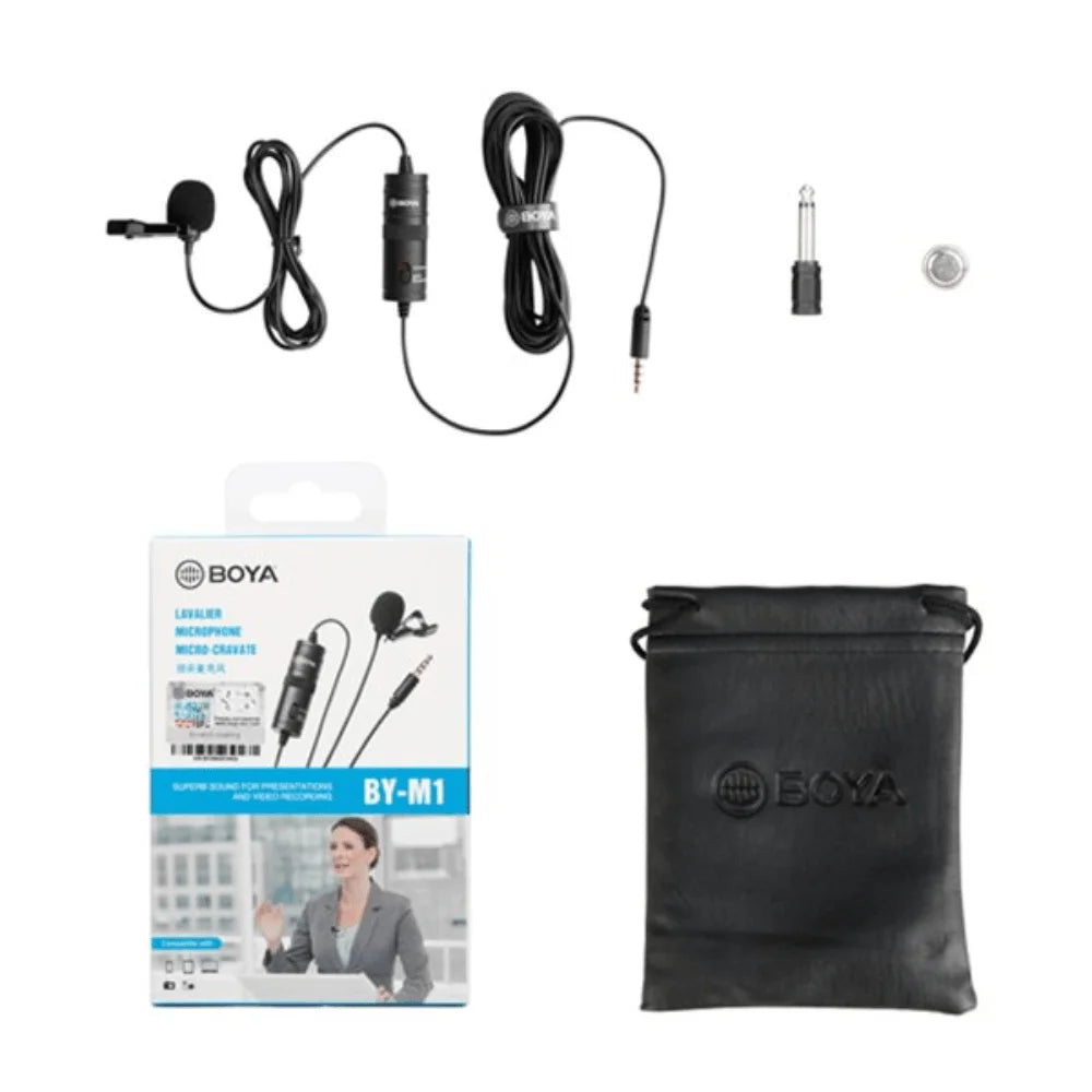 Boya by-m1 omnidirectional lavalier microphone - streaming