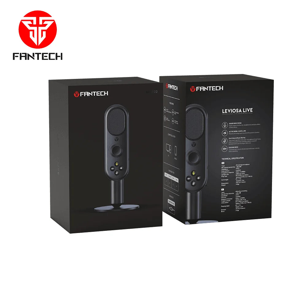 Fantech leviosa live mcx02 professional smart microphone - streaming