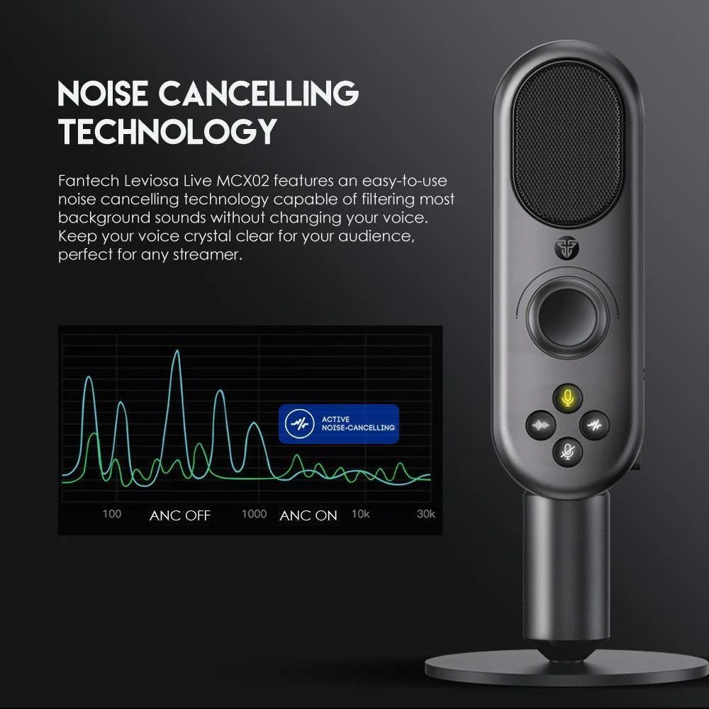Fantech leviosa live mcx02 professional smart microphone - streaming