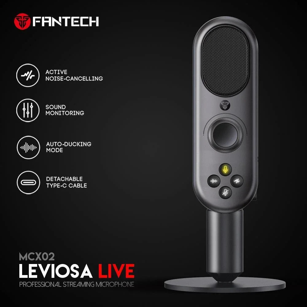 Fantech leviosa live mcx02 professional smart microphone - streaming