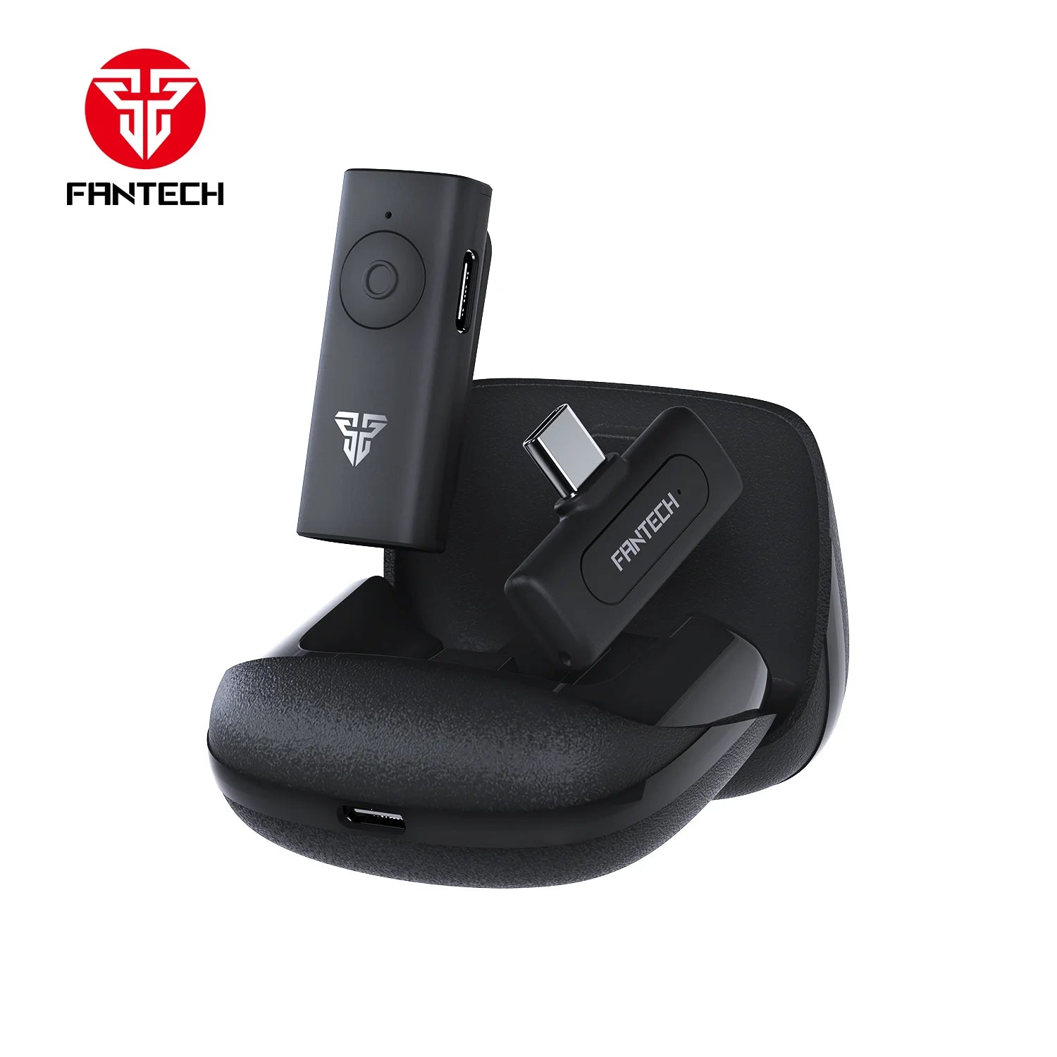 Fantech leviosa wireless lavalier microphone wmv11c with type c connectivity