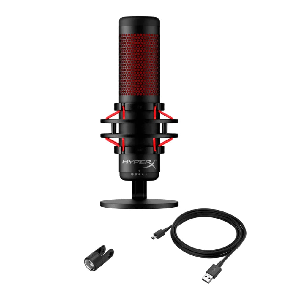 Hyperx quadcast usb condenser gaming microphone - streaming