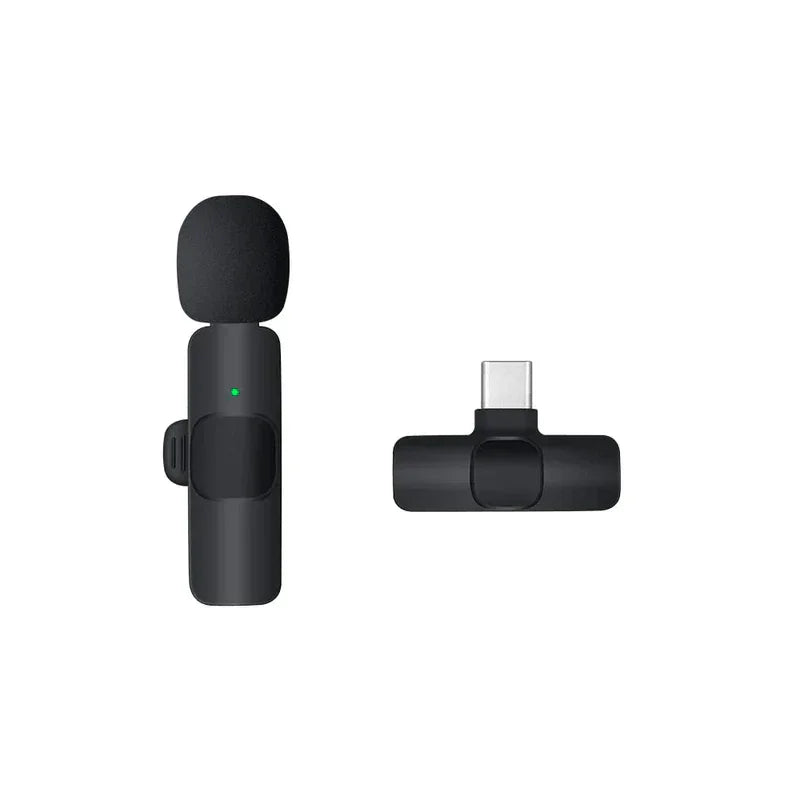 K8 wireless collar mic iphone/android & type c - microphones