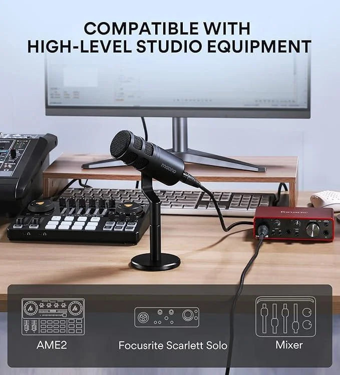 Maono xlr podcast microphone pd100 - microphones