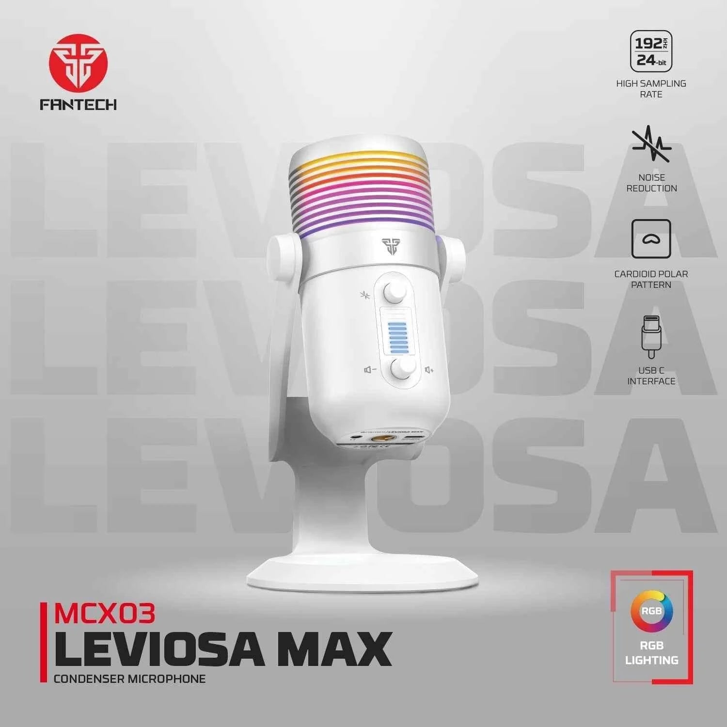 Mcx03 leviosa max condenser microphone - streaming