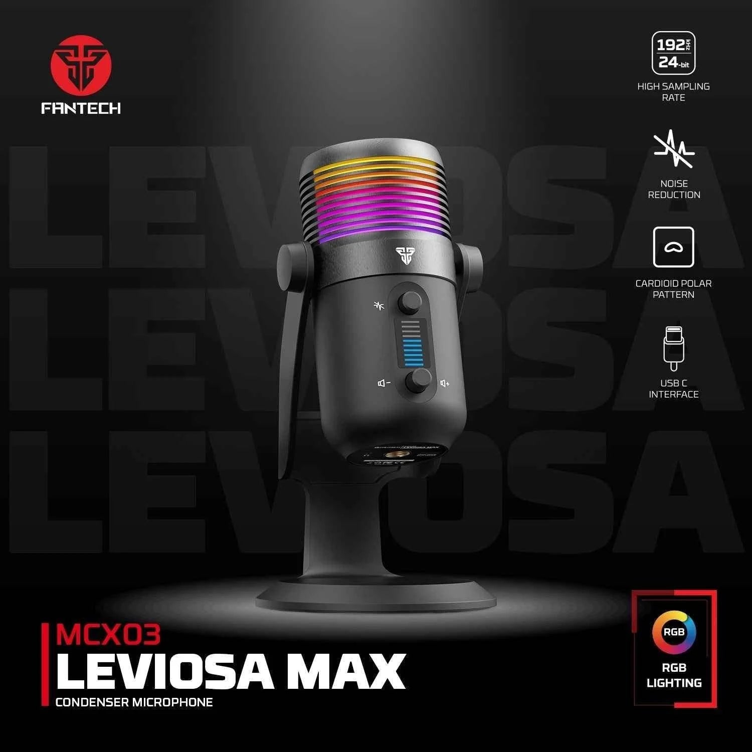 Mcx03 leviosa max condenser microphone - streaming