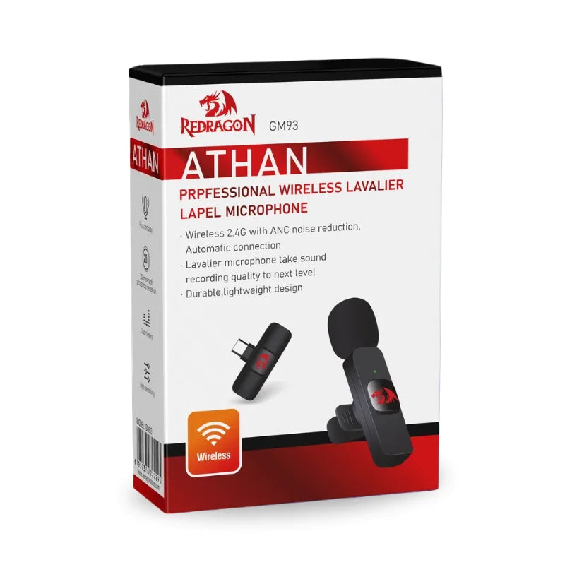 Redragon athan gm93 lavalier microphone - streaming