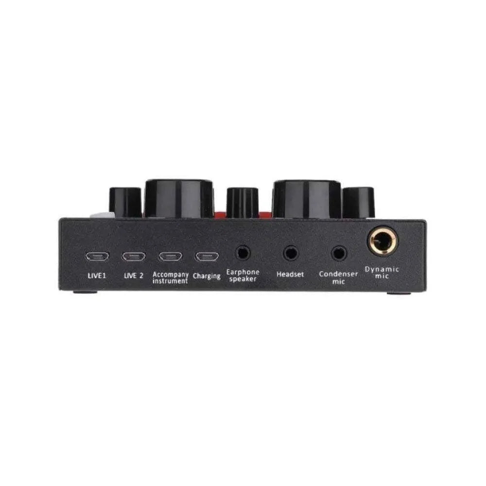 Sound card v8 mixer bluetooth soundcard v8 audio soundcard - audio | speakers