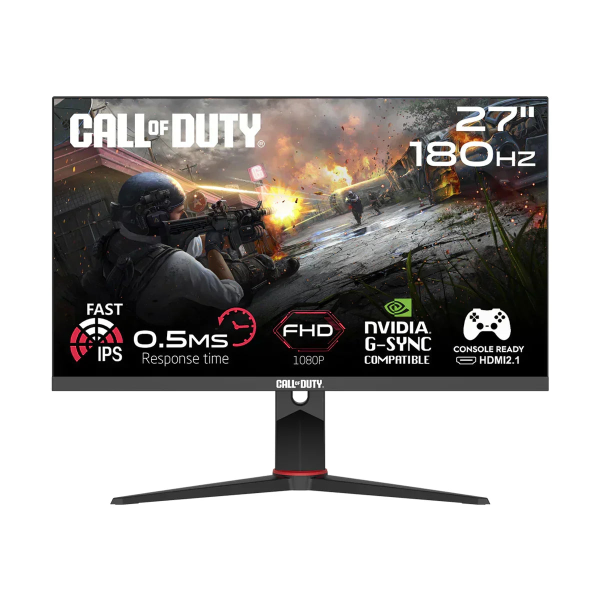 Call of duty officially licensed cod27fhd180ips 27 inch gaming monitor - fhd 1080p gaming monitor 180hz ips 0.5ms