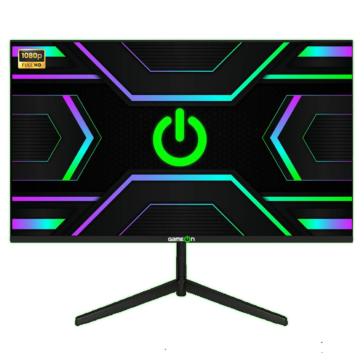 Gameon 24-inch fhd 1080p ips 1ms 165hz displayport 99% srgb amd freesync+ extra stand - pc hardware