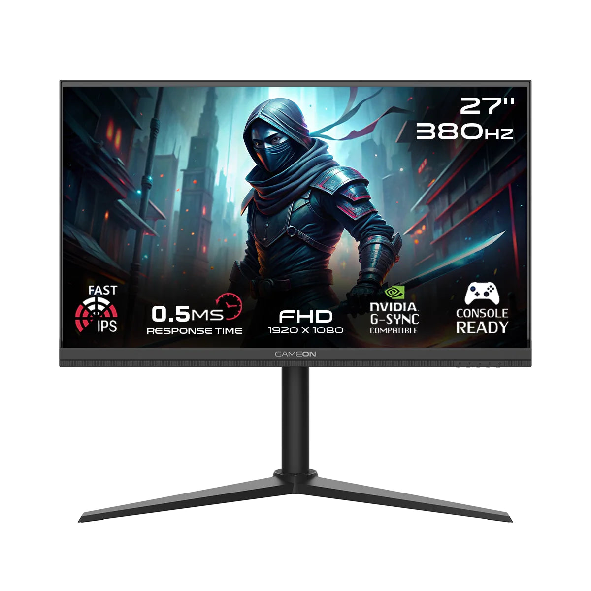 Gameon fhd 380 ips midnight pro series 27’’ fhd 380hz 1k - monitors