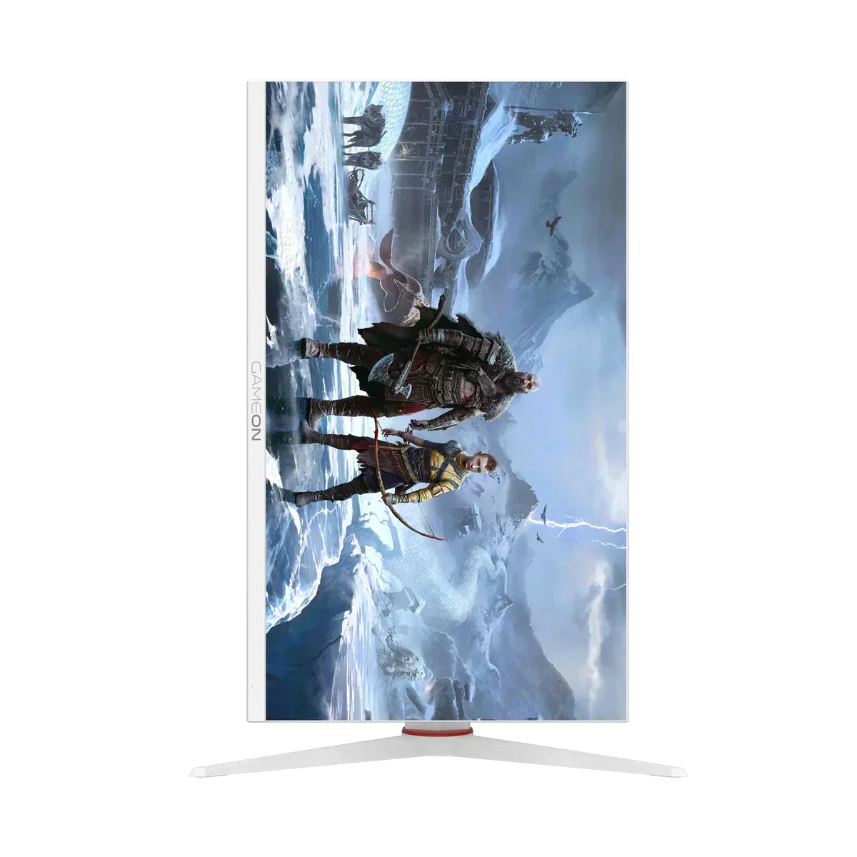 Gameon goa24fhd180ips artic pro series 24 inch fhd 180hz mprt 0.5ms fast ips gaming monitor (support ps5) - white - pc