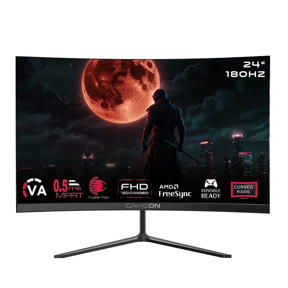 Gameon pro series 24 inch fhd 180hz mprt 0.5ms hdmi 2.1 - pc hardware