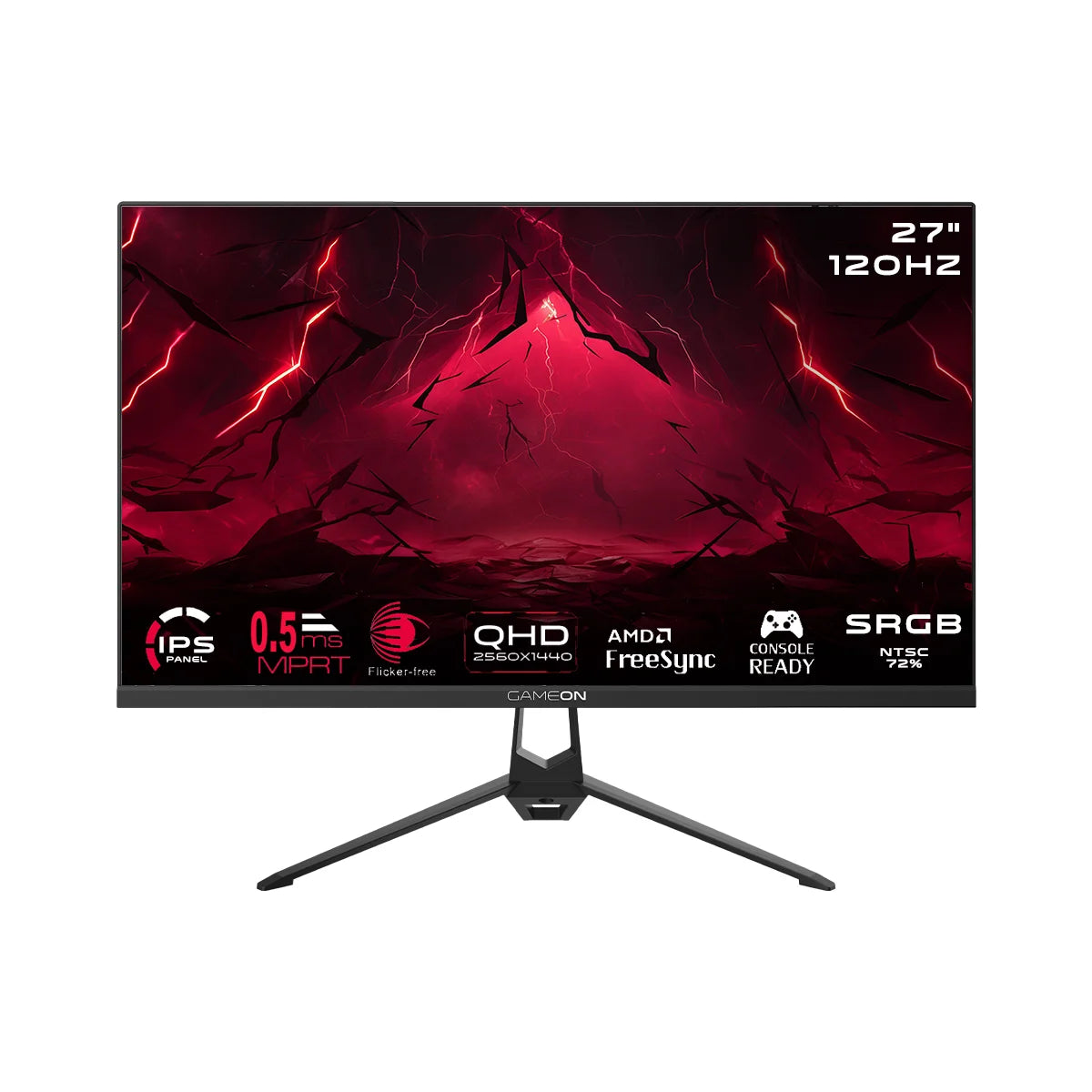 Gameon qhd 240 ips midnight signature series 27" qhd, 240hz 2k
