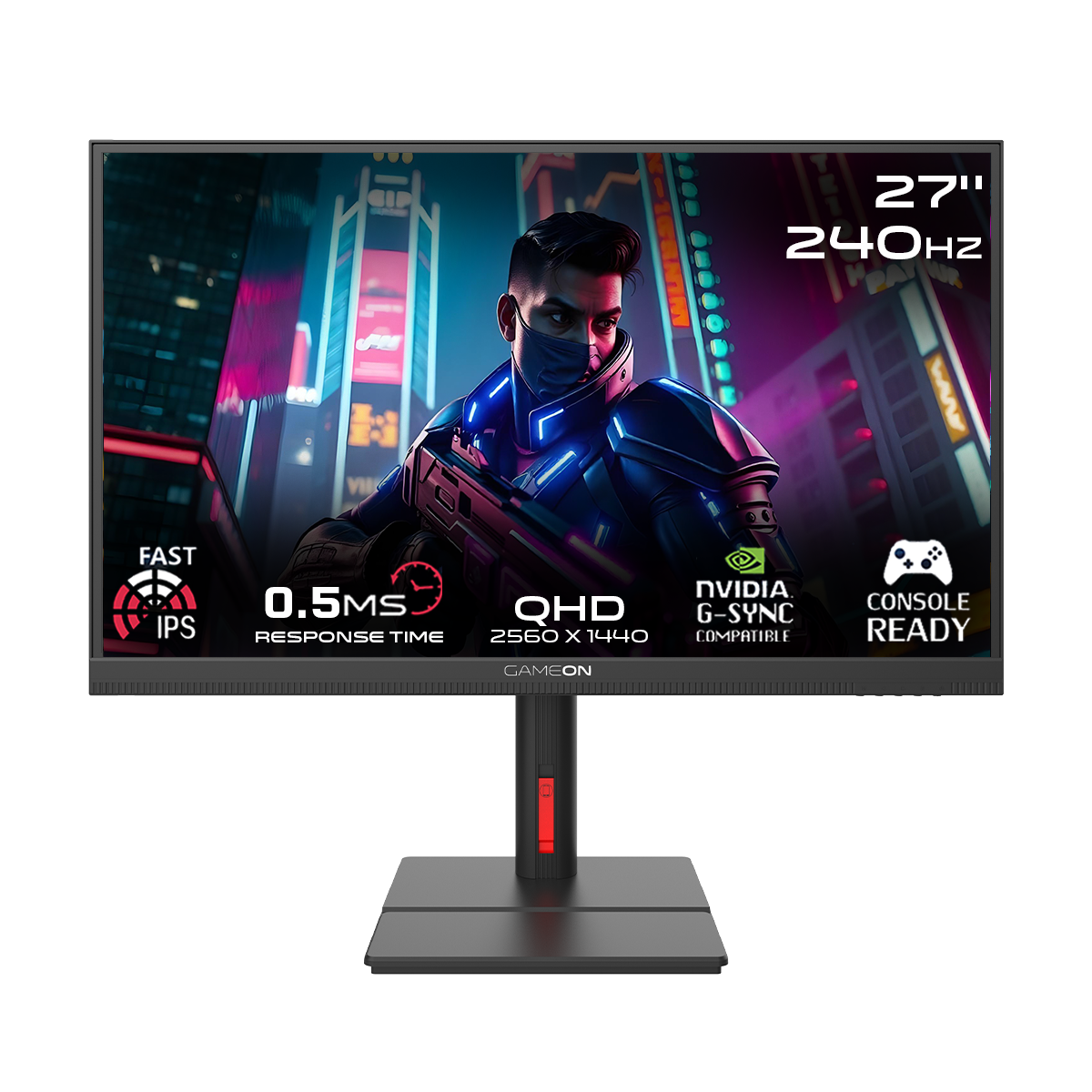 Gameon qhd 240 ips midnight signature series 27’’ qhd 240hz 2k - monitors