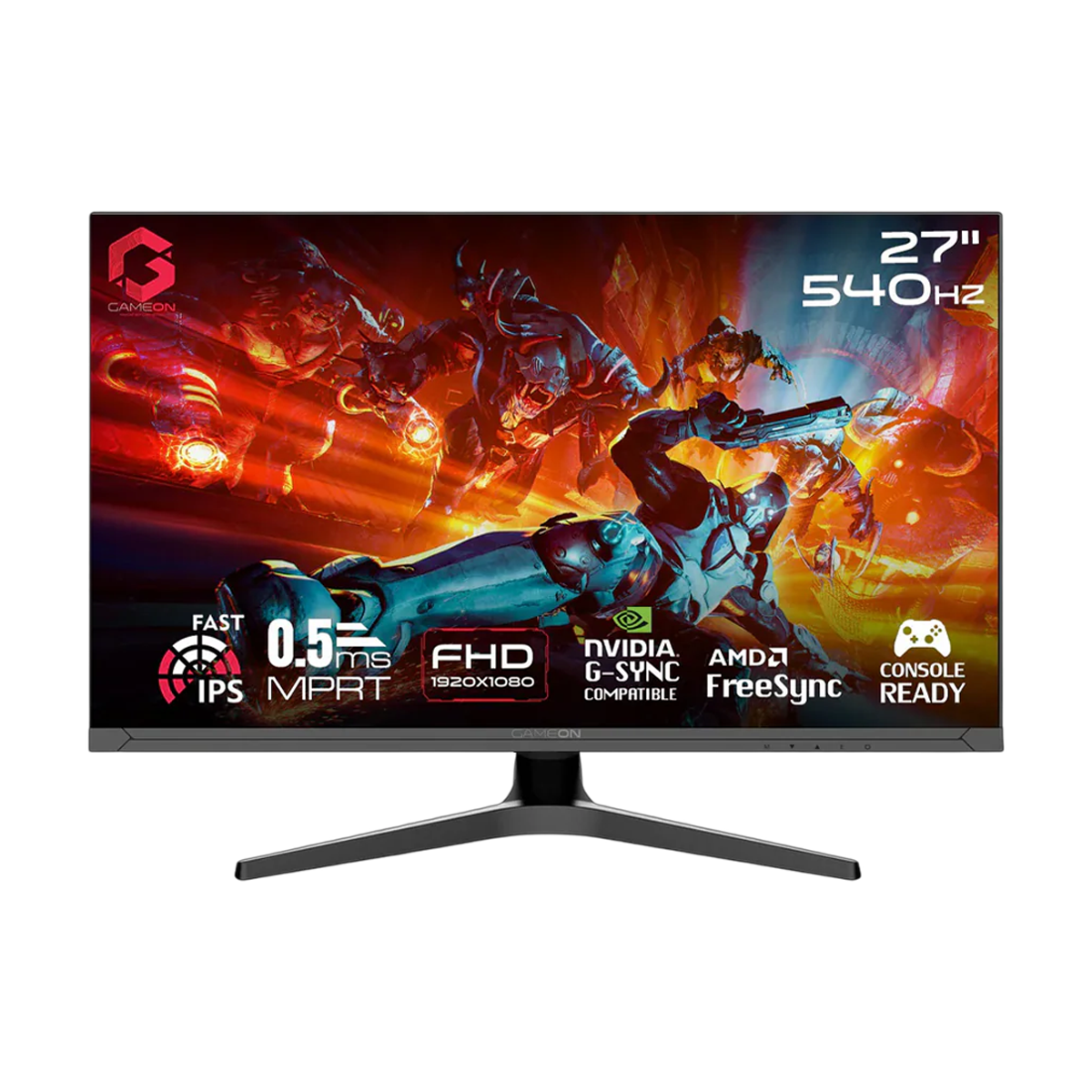 Gameon titan pro x series 27’’ fhd 540hz mprt 0.5ms hdmi 2.1 fast ips gaming monitor (supports ps5) - monitors