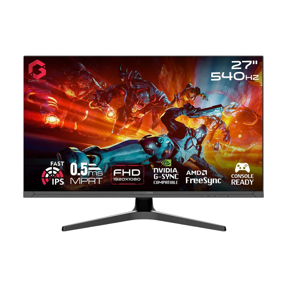 Gameon titan pro x series 27’’ fhd 540hz mprt 0.5ms hdmi 2.1 fast ips gaming monitor (supports ps5) - monitors