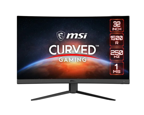Msi g32c4x gaming monitor - 32’’ fhd curved gaming monitor with 1920 x 1080 resolution