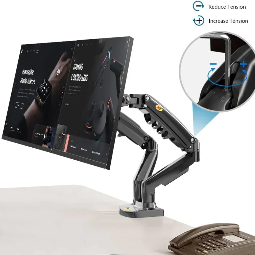 Nb north bayou dual monitor desk stand f160 - pc hardware