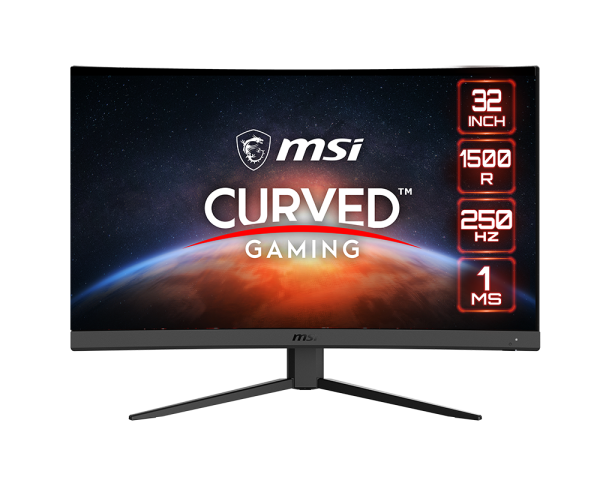 Msi G32c4x, 32" Gaming Monitor, 1920 x 1080 (fhd) Curved Gaming Monitor - Gameonjo