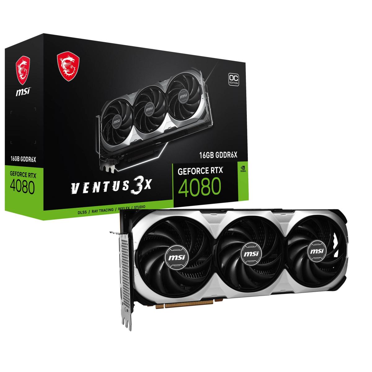 Msi Ventus X3 Geforce Rtx 4080 16gb Gddr6x - Gameonjo
