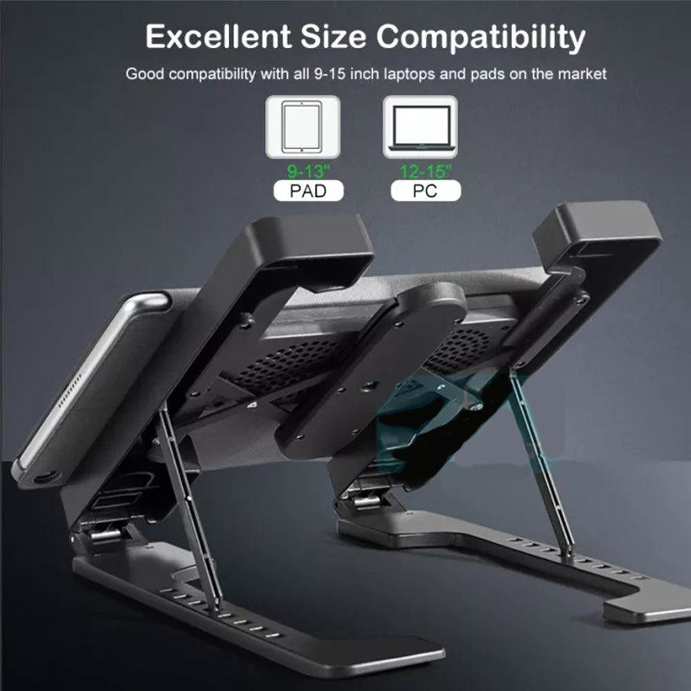 Multi Position Foldable Bracket Laptop Cooler Tablet Stand H688 - Gameonjo