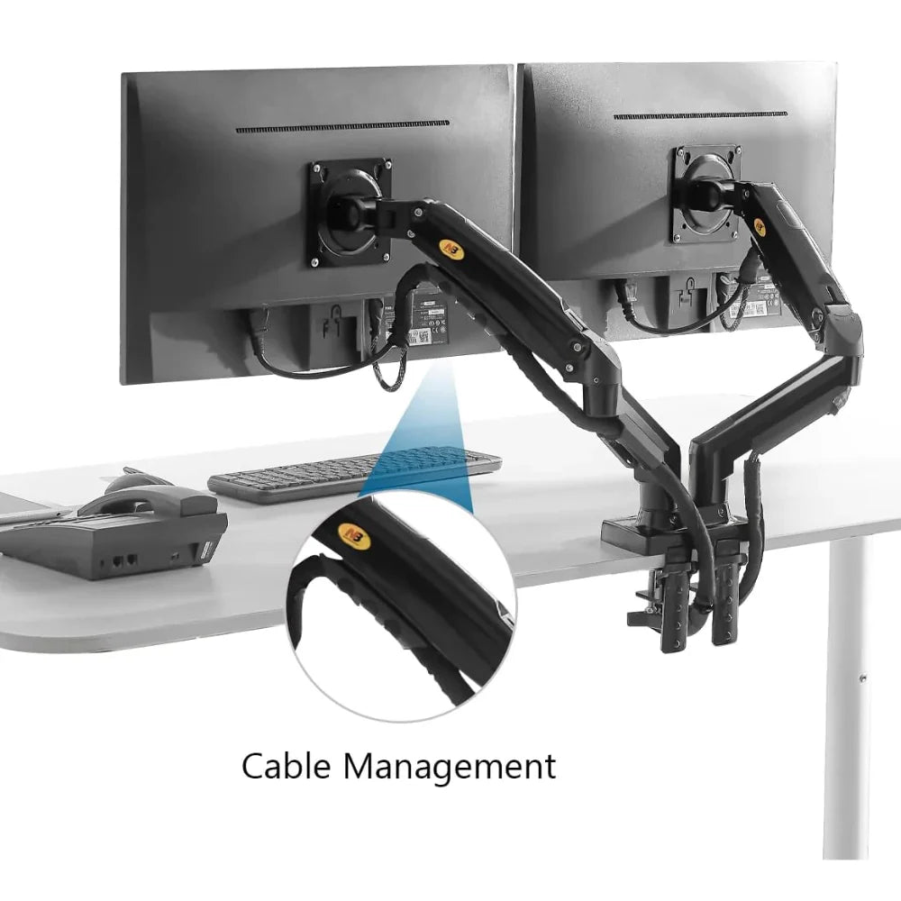 Nb North Bayou Dual Monitor Desk Stand F160