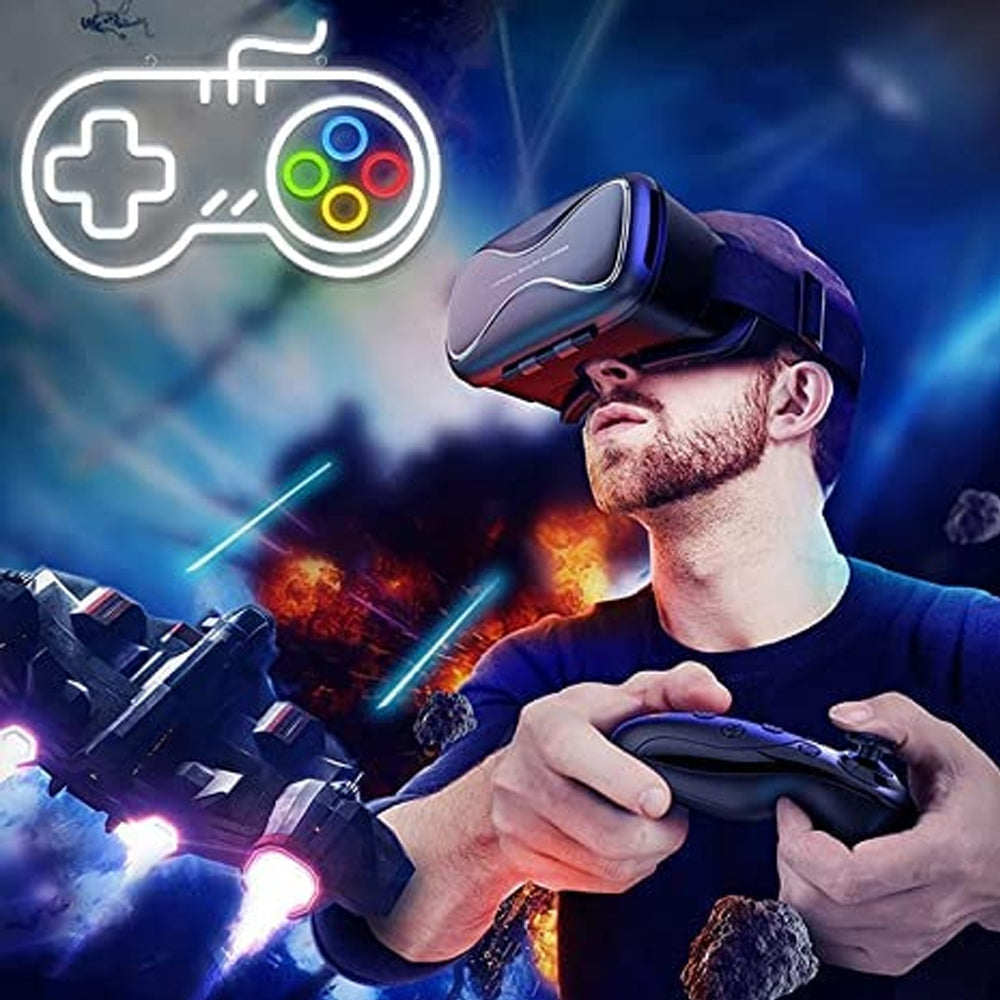 Neon Signs "Game Remote" 14 x 10 Inches Decor - Gameonjo