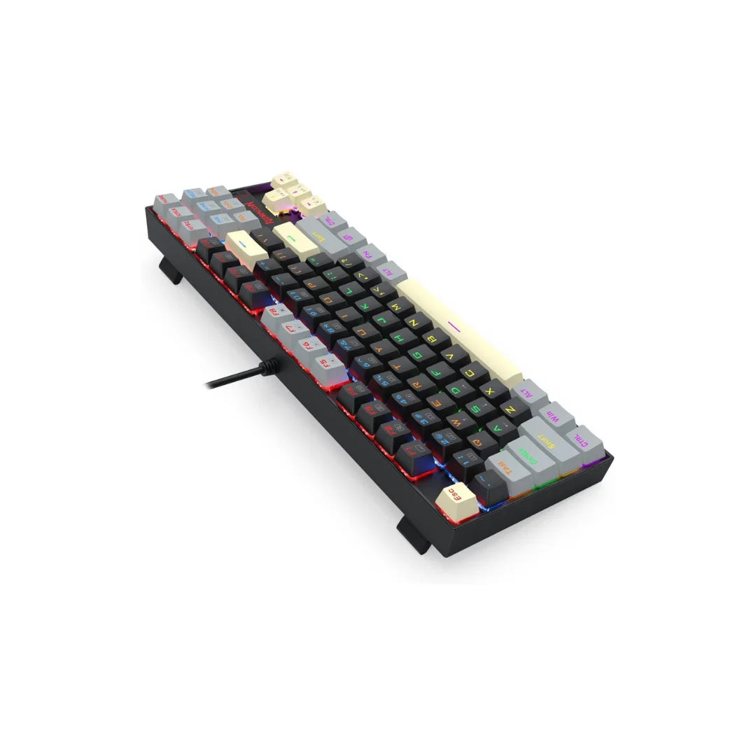 Redragon k552 mechanical gaming keyboard 87-key compact (eclipse gilded) - keyboard