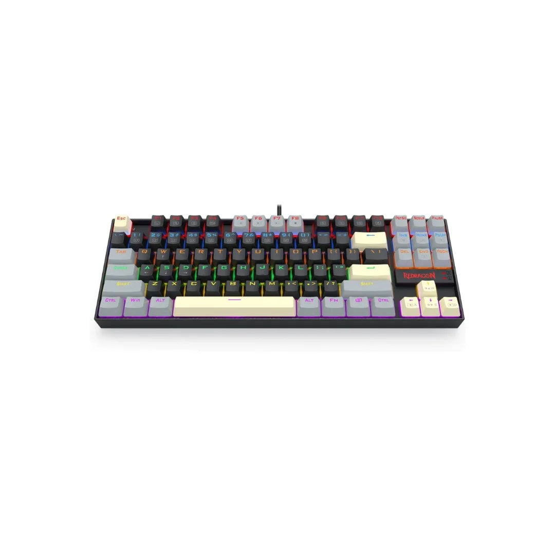 Redragon k552 mechanical gaming keyboard 87-key compact (eclipse gilded) - keyboard