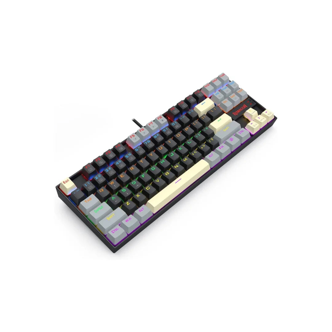 Redragon k552 mechanical gaming keyboard 87-key compact (eclipse gilded) - keyboard