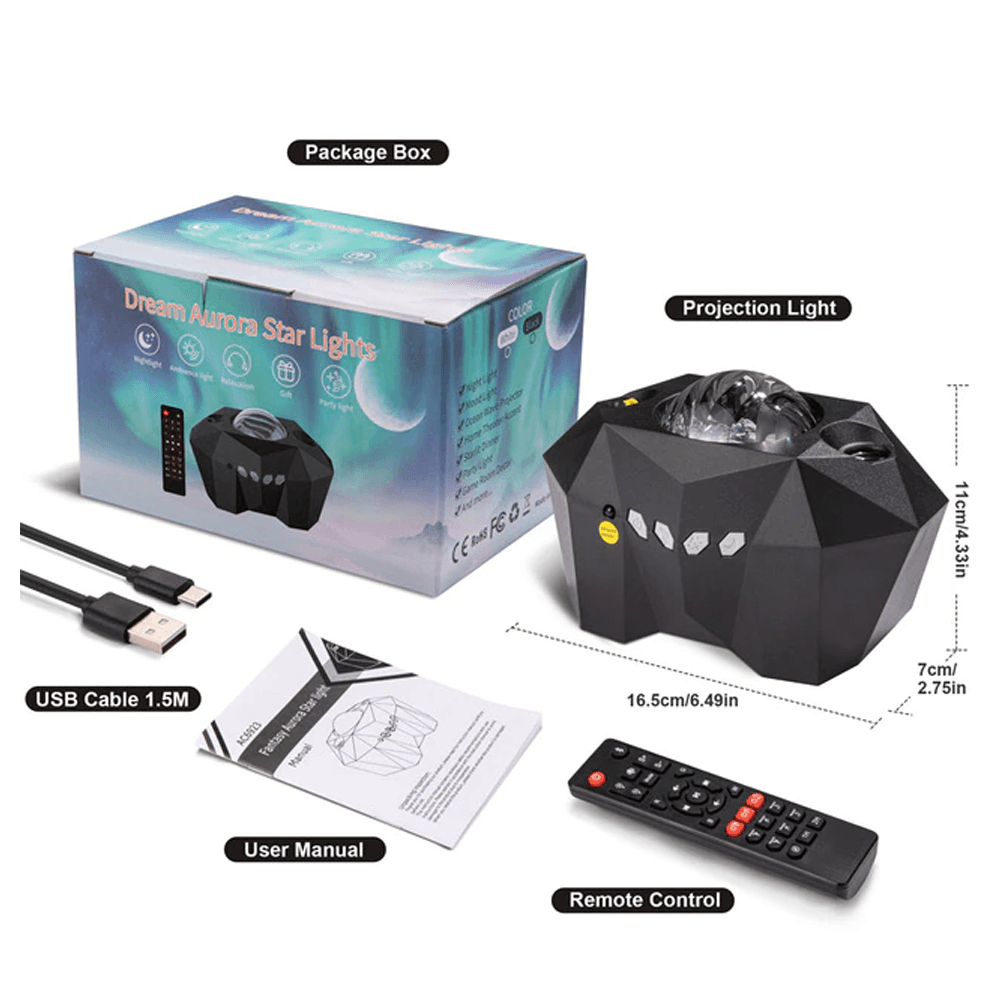 Night Light Galaxy Projector - Gameonjo