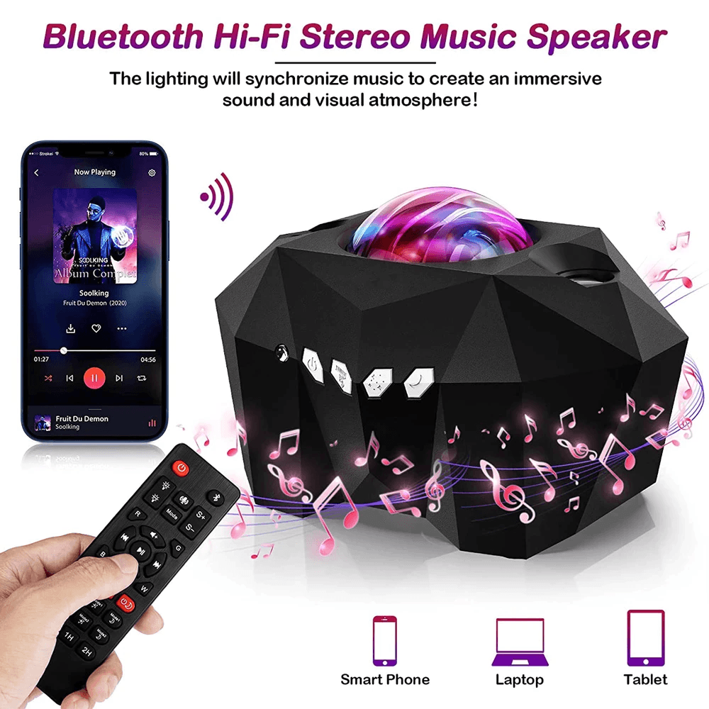 Night Light Galaxy Projector - Gameonjo