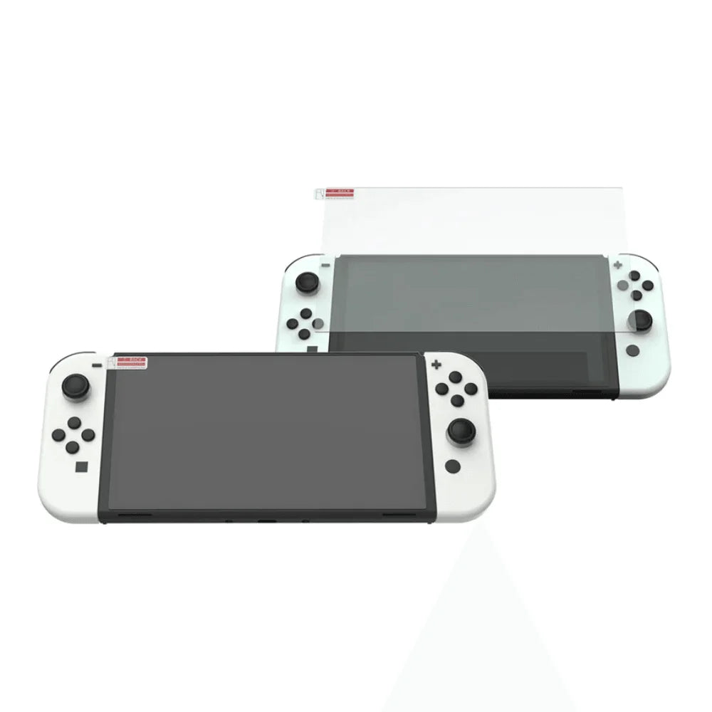 Dobe glass film for n-s oled tns-1156 (2 pcs) - console | nintendo essentials