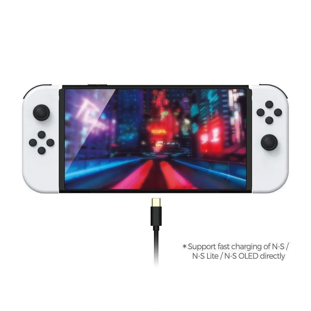 Dobe itns-2111 fast charger 45w gan for n-s/lite/oled - console | nintendo essentials