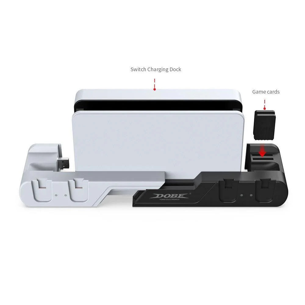 Dobe tns-0122b charging dock for n-s/n-s oled - console | nintendo essentials