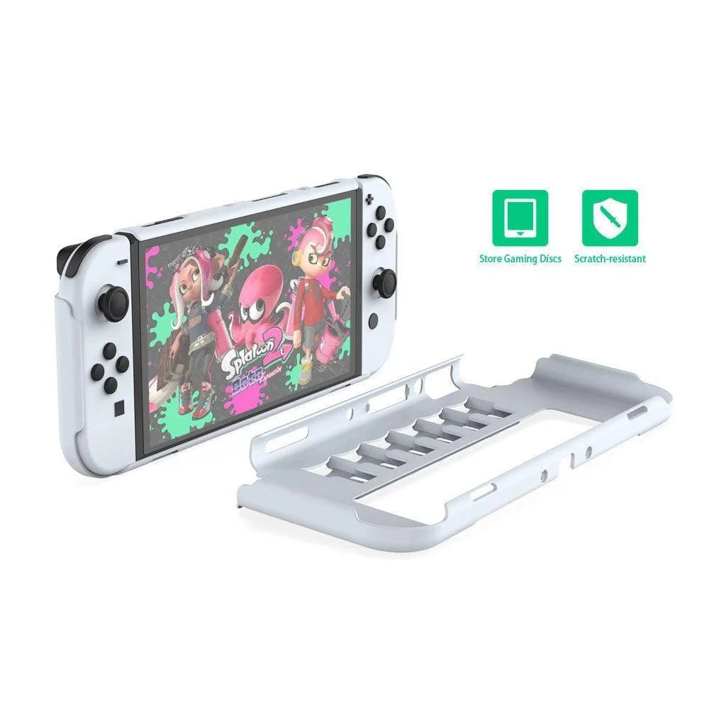 Dobe tns-1141 crystal case for n-s oled - console | nintendo essentials