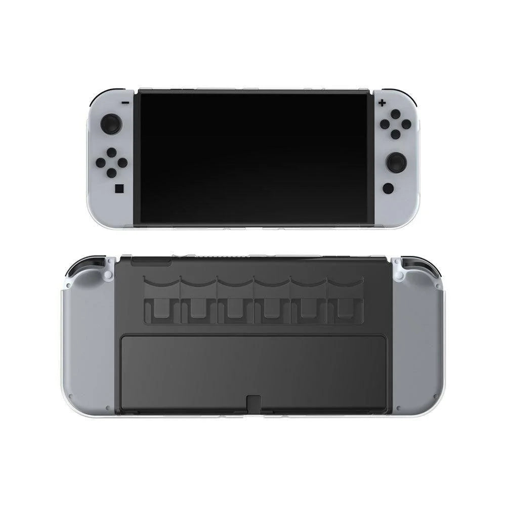 Dobe tns-1141 crystal case for n-s oled - console | nintendo essentials