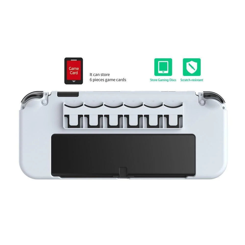 Dobe tns-1141 crystal case for n-s oled - console | nintendo essentials