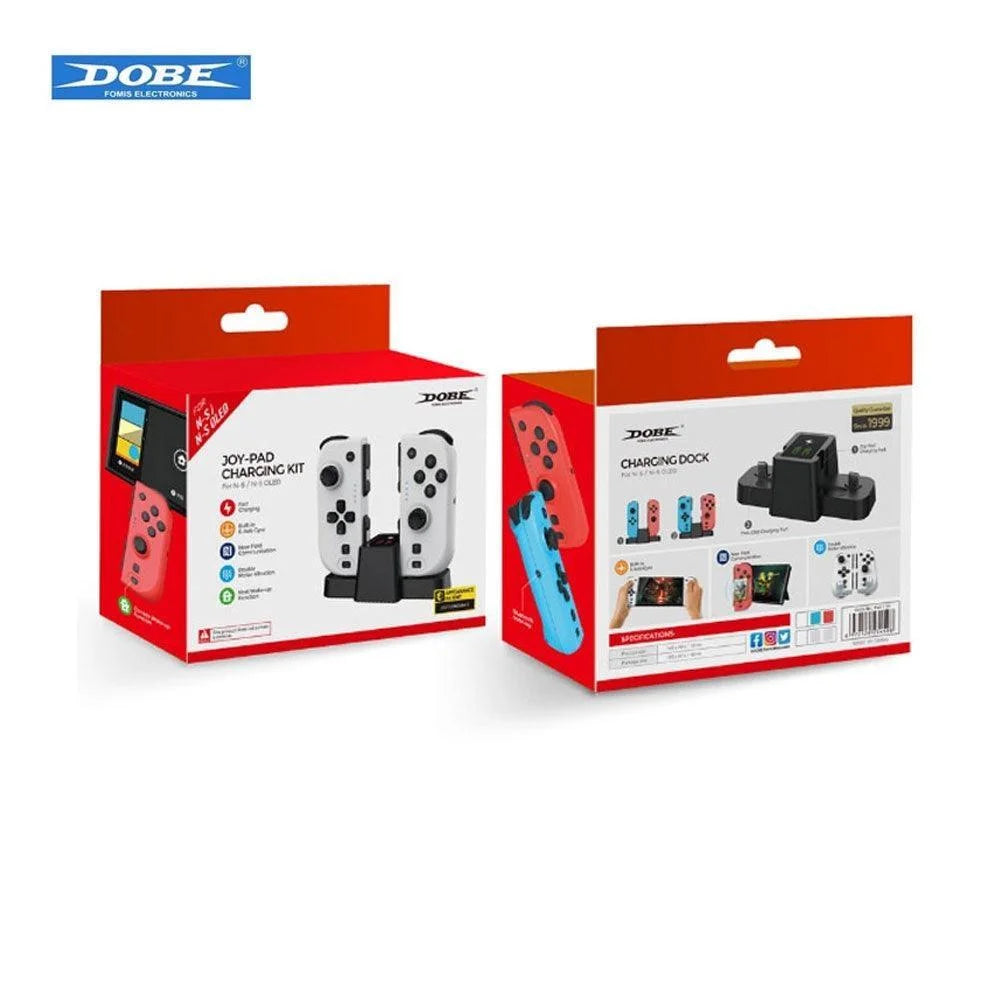 Dobe tns-1191 joy-pad charging kit n-s/n-s oled - console | nintendo essentials