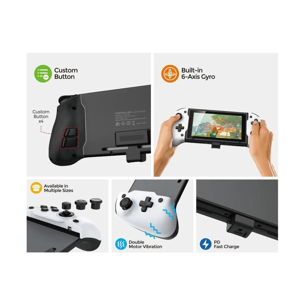 Dobe tns-1201 switch 3 in 1 suit oled - console | nintendo essentials