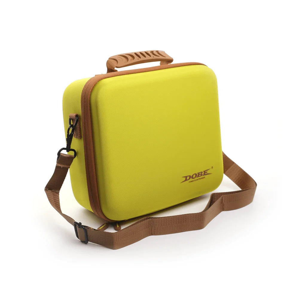 Eva dobe tns-1898 for nintendo switch storage bag - yellow - console | nintendo essentials