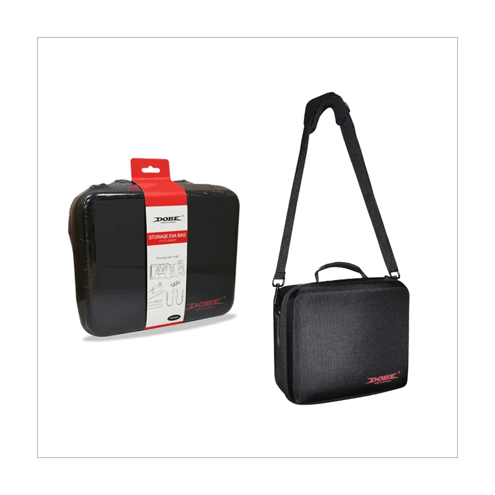 Eva dobe tns-1898 for nintendo switch storage bag - black - console | nintendo essentials