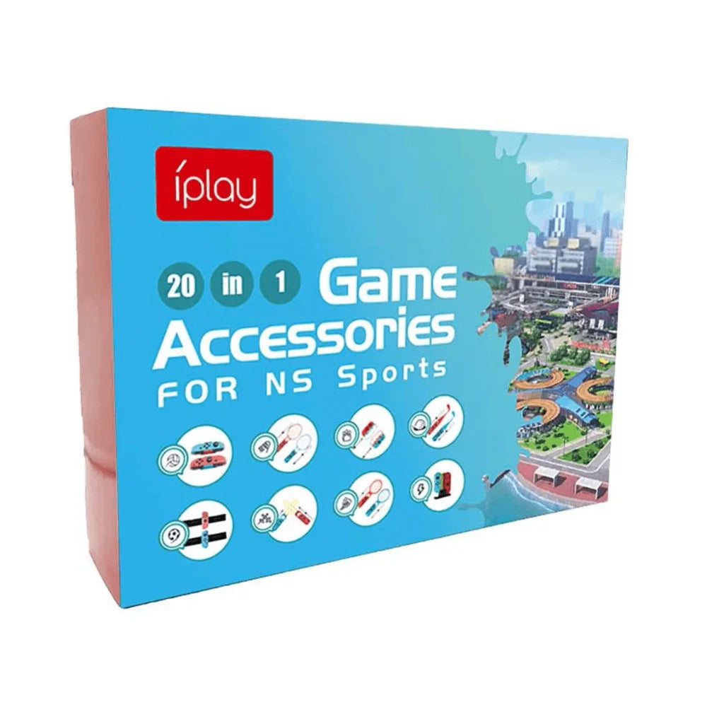 Game accessories kit for nintendo switch oled sports game 20 in 1 - console | nintendo essentials