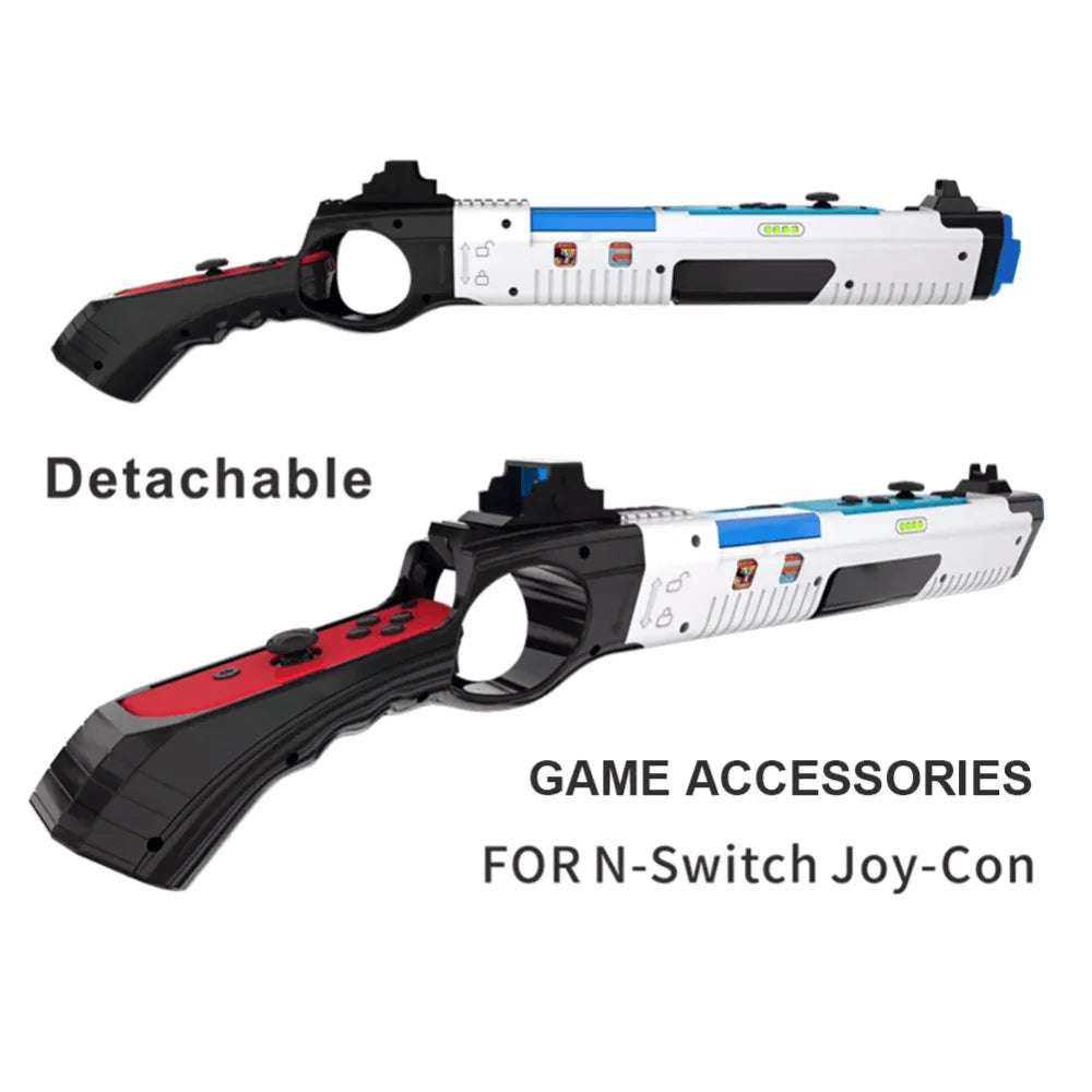 Gun shape handgrip feeling joystick for nintendo switch 2/1pcs - console | nintendo essentials