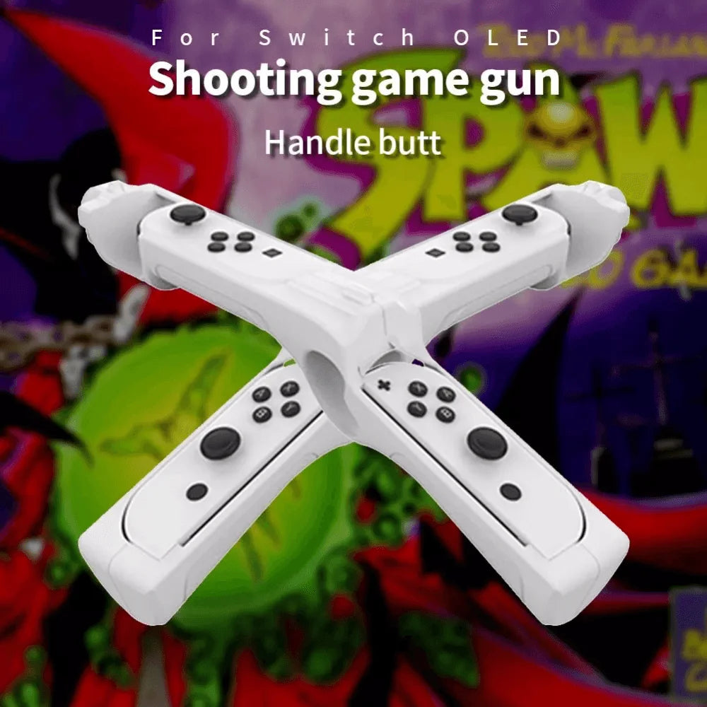 Gun shape handgrip feeling joystick for nintendo switch 2/1pcs - console | nintendo essentials